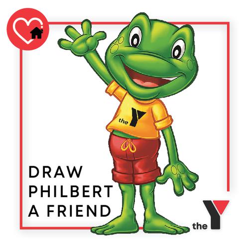 Cartoon picture of Philbert the frog