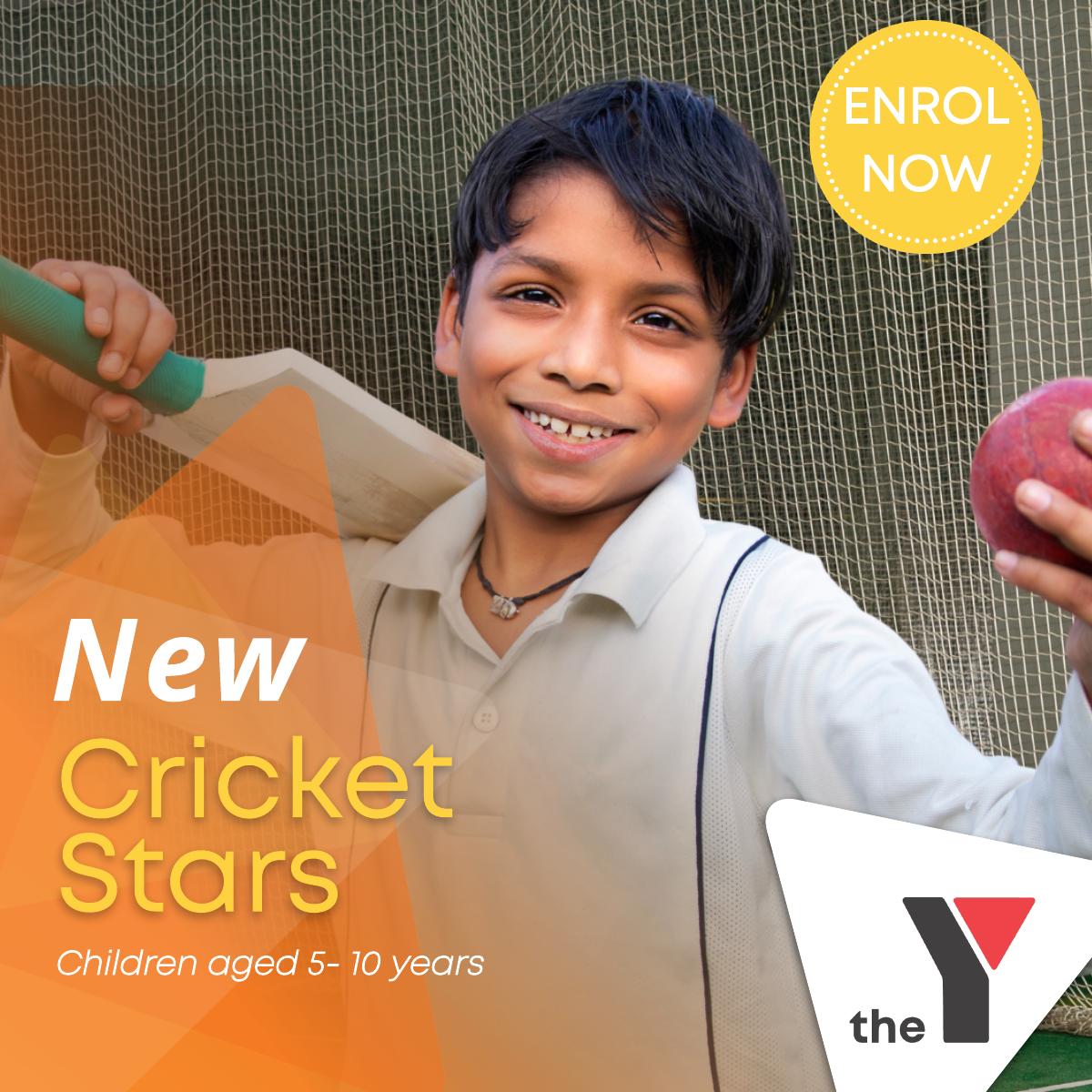 New Cricket Stars Children aged 5 - 10 years Enrol now